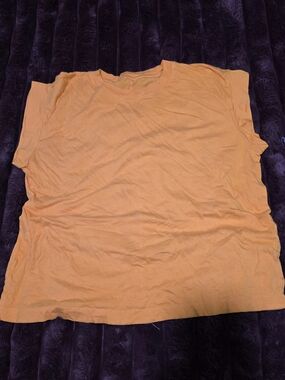 a new day Orange Short Sleeve Crew Neck Tee